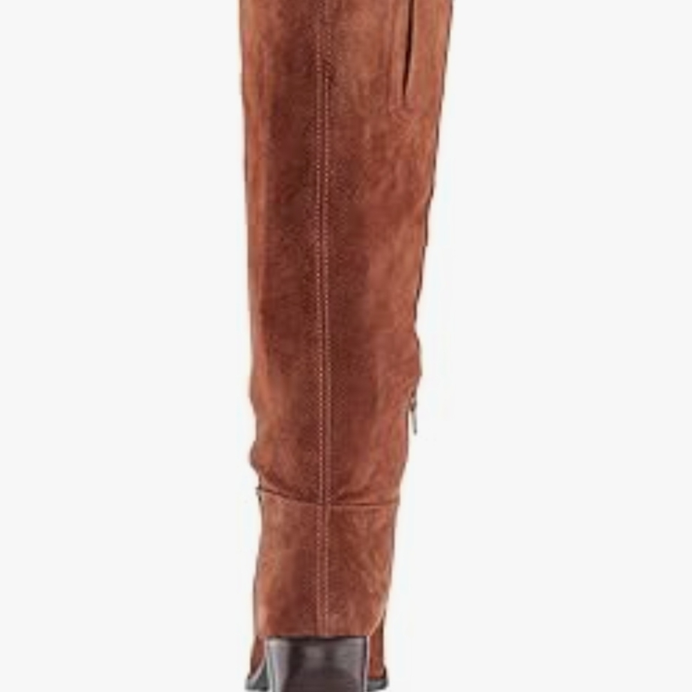 Naturalizer womens Fae High Shaft Saddle Tan Wide Calf Woman's Size 6.5 - Picture 6 of 8